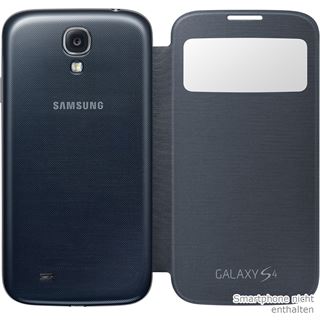 Samsung S View Kunststoff/Velour Flip-Cover f&uuml;r Samsung Galaxy