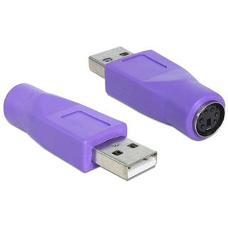 Delock Adapter PS/2 Buchse auf USB A Stecker