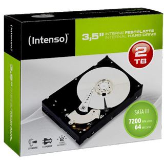 2TB Intenso 6513284 64MB 3.5" (8.9cm) SATA 6Gb/s