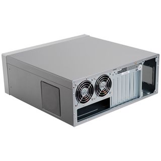 Silverstone Lascala LC17 Desktop ohne Netzteil silber