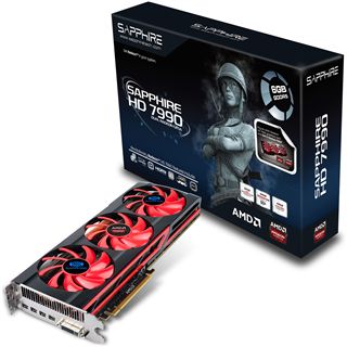 6GB Sapphire Radeon HD 7990 Aktiv PCIe 3.0 x16 (Retail)