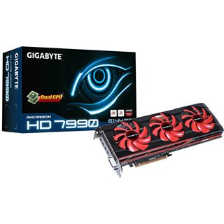 6GB Gigabyte Radeon HD 7990 Aktiv PCIe 3.0 x16 (Retail)