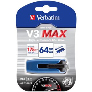 64 GB Verbatim V3 Max blau USB 3.0