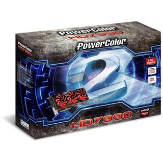 6GB PowerColor Radeon HD 7990 Aktiv PCIe 3.0 x16 (Retail)