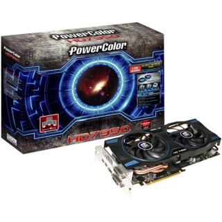 VGA 3072MB PowerColor Radeon HD 7950 V2 Dualfan Aktiv PCIe 3.0 x16