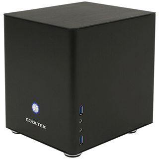 Cooltek Coolcube Mini ITX Tower ohne Netzteil schwarz