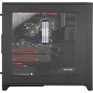 Corsair Obsidian 350D mit Sichtfenster Mini Tower ohne Netzteil