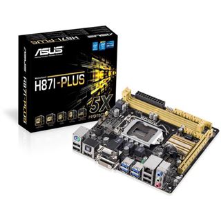 Asus H87I-Plus (C1) Intel H87 So.1150 Dual Channel DDR3 Mini-ITX