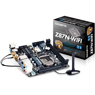 Gigabyte Z87N-WIFI Intel Z87 So.1150 Dual Channel DDR3 Mini-ITX Retail