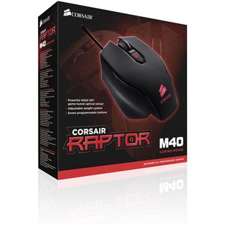 Corsair Raptor M40 Gaming Mouse USB schwarz (kabelgebunden)