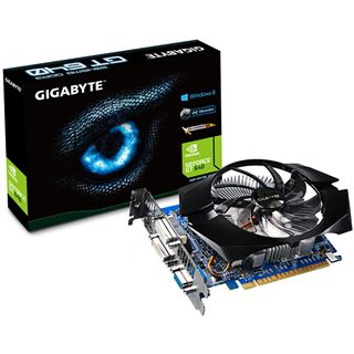 2GB Gigabyte GeForce GT 640 OC Aktiv PCIe 3.0 x16 (Retail)