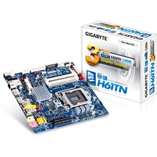 Gigabyte GA-H61TN Intel H61 So.1155 Dual Channel DDR3 Mini-ITX Retail