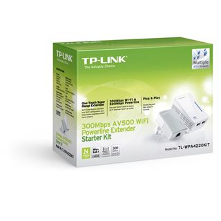 TP-Link Powerline AV500 WLAN Extender Starter Kit 300 MBit/s 2x LAN