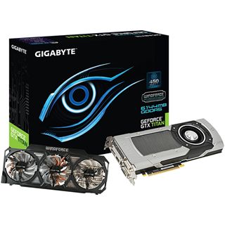 6GB Gigabyte GeForce GTX Titan Windforce 3X OC Aktiv PCIe 3.0 x16