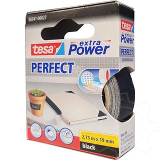 Gewebeklebeband 56341 L&auml;nge 2,75m Breite 19mm schwarz