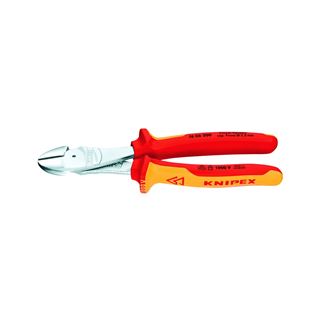 Kraftseitenschneider VDE L.250mm Chrom m.2Komp.-H&uuml;llen KNIPEX