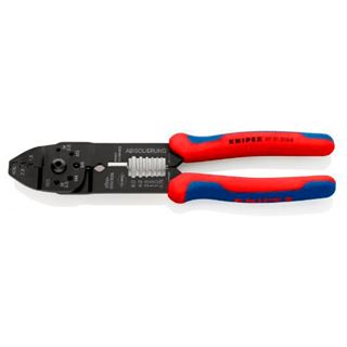 Crimpzange 0,5-2,5mm2 Stahl brün. f.Steckverbinder KNIPEX