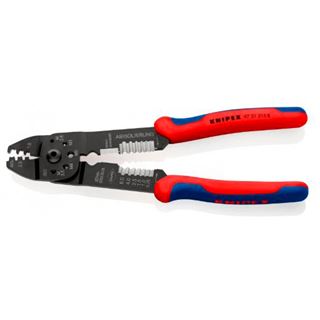 Crimpzange 0,5-2,5mm2 Stahl brün. f.Steckverbinder KNIPEX