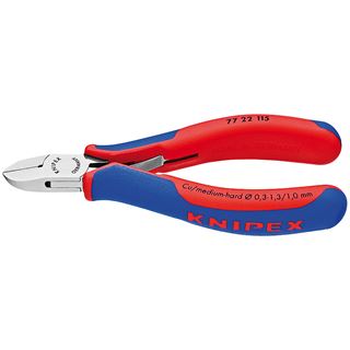 Knipex L.115mm rd. o.Facette m.2Komp.-H&uuml;llen