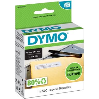 Etiketten 500St./RL B.19xL.51mm f.LW400/310/320/330 DYMO wieder
