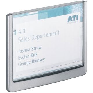 T&uuml;rschild ABS B.149xH.105,5mm Sichtfenster Acryl R&uuml;cken