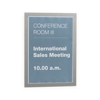 Magnetrahmen DIN A4 silber, VE=2 Stück