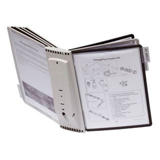 Sichttafel-Wandhalter m.10Sichttafeln Kompl.Set