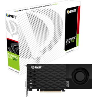 2GB Palit GeForce GTX 760 Aktiv PCIe 3.0 x16 (Retail)