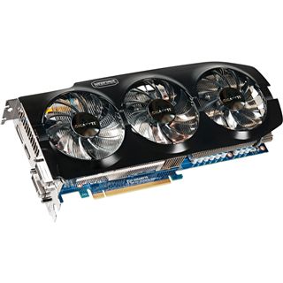 2GB Gigabyte GeForce GTX 760 WindForce 3X OC Rev. 1 Aktiv PCIe 3.0