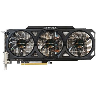 2GB Gigabyte GeForce GTX 760 WindForce 3X OC Rev. 2 Aktiv PCIe 3.0