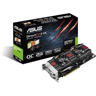 2GB Asus GeForce GTX 770 DirectCU II OC Echelon Bundle Aktiv PCIe 3.0