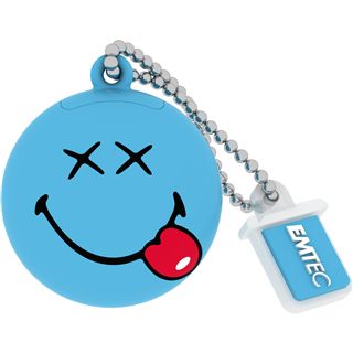8 GB EMTEC Smiley World SW103 Happy Days blau USB 2.0