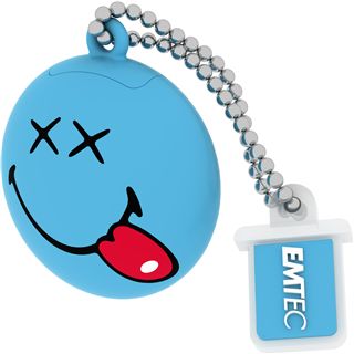 8 GB EMTEC Smiley World SW103 Happy Days blau USB 2.0