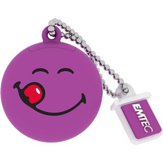 8 GB EMTEC Smiley World SW101 Yum Yum lila USB 2.0