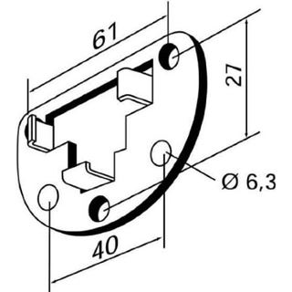 Rademacher Anschraublager VK 4022
