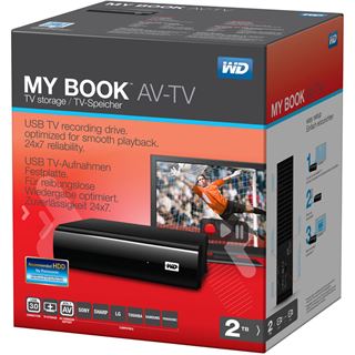 WD My Book AV-TV WDBGLG0020HBK-EESN 3.5" (8.9cm) USB 2.0/USB 3.0