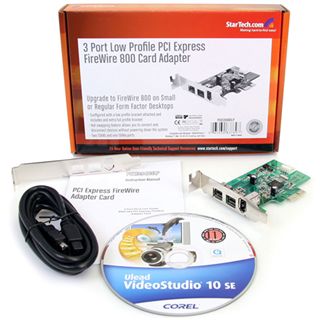 Startech PEX1394B3LP 3 Port PCIe x1 Low Profile retail