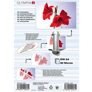 Olympia 9181 Laminierfolie POUCHES A4