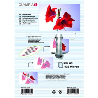 Olympia 9185 Laminierfolie POUCHES A4