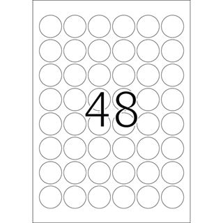 Herma runde A4-Etiketten Ø 30 mm (1200 Stück)
