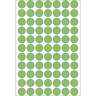 Herma 2235 gruen rund Vielzwecketiketten 1.3x1.3 cm (32 Blatt (2464