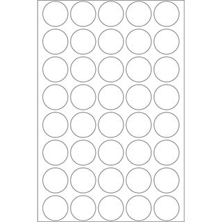 Herma 2257 transparent extrem haftend Verschlussetiketten 1.9x1.9 cm