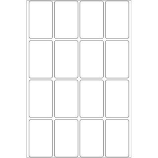 Herma 2450 Vielzwecketiketten 2.5x4 cm (32 Blatt (512 Etiketten))