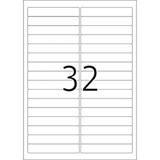 Herma 4209 ablösbar Universal-Etiketten 9.6x1.69 cm (25 Blatt