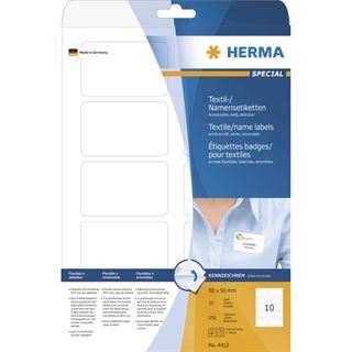 Herma 4412 trennbar ablösbar Textetiketten 5x8 cm (25 Blatt (