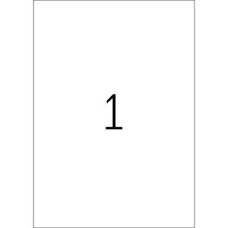 Herma 4428 Premium Universal-Etiketten 21.0x29.7 cm (100 Blatt (100