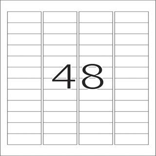 Herma 8030 strapazierf&auml;hig Signal-Schilder 4.57x2.12 cm (25
