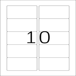 Herma 8840 Inkjet-Etiketten 8.38x5.08 cm (25 Blatt ( 250 Etiketten))
