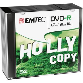 EMTEC DVD-R 4.7 GB 10er Slimcase (ECOVR471016SL)