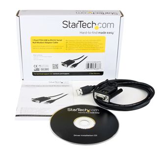 (&euro;44,90*/1m) 1.00m Startech Nullmodem Adapterkabel USB 2.0 USB A